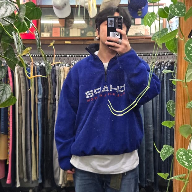 90s 챕스 랄프로렌 플리스 웜업