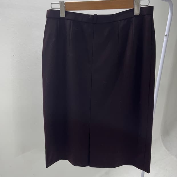 Wine Midi Skirt