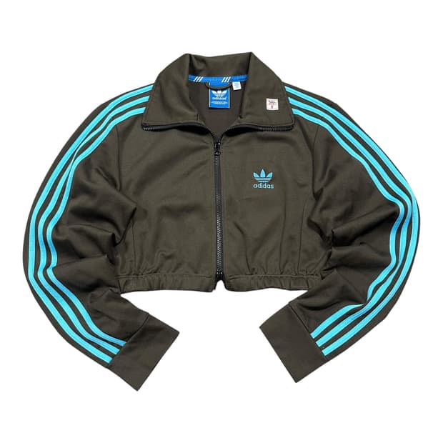 ✨ (바배) 아디다스 민트 초코 커스텀 크롭 트랙탑 져지 