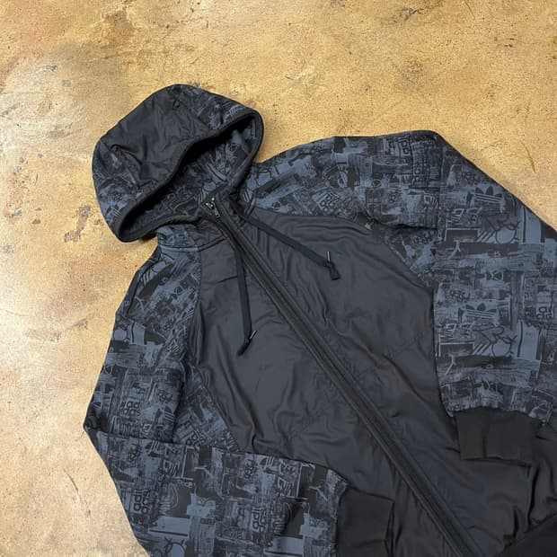 [정품/100] 아디다스 블랙 패턴 후드 집업 자켓 b19