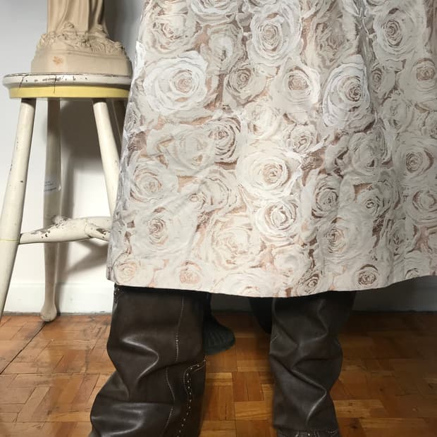 vintage pattern skirt