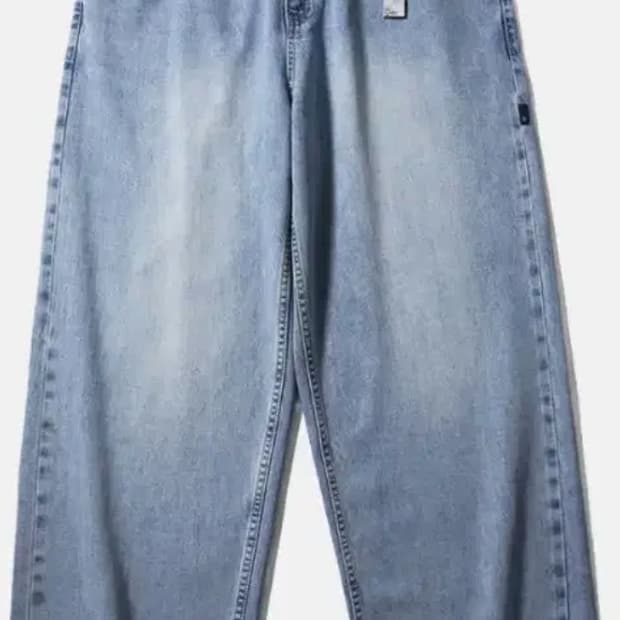 모이프 WIDE BELTED DENIM PANTS