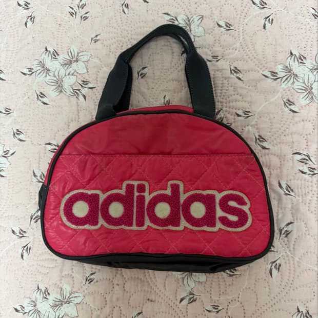 adidas 퀄팅 미니 가방 숄더백 핑크 vintage