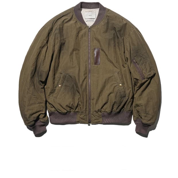 아워셀브스 빈티지 워시드 MA-1 자켓 빈티지 올리브