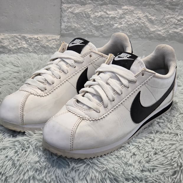 6x-1:Nike 나이키 클래식 코르테즈 화이트/블랙 (235)