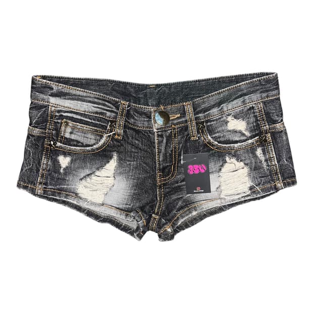 d.i.a 다이아 스터드 데미지 데님 숏팬츠 갸루y2k펑크