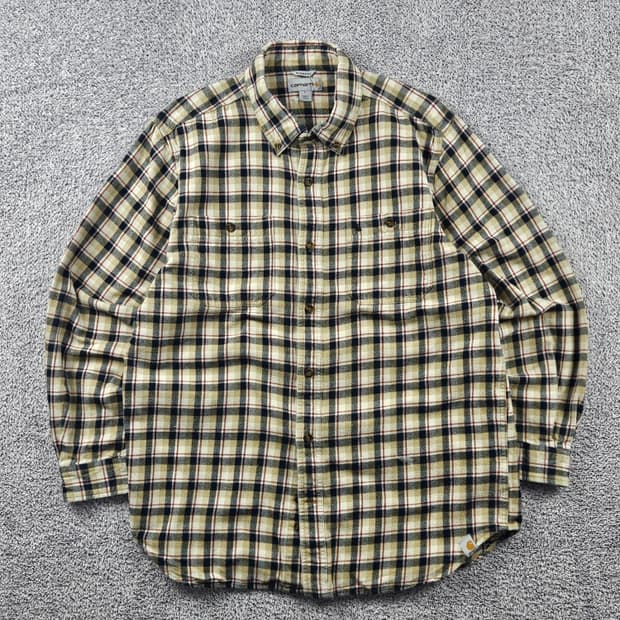 칼하트 체크 패턴 포켓 워크 셔츠 / 11275