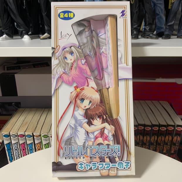 🎀 리틀 버스터즈! 캐릭터 부채 1종 단품