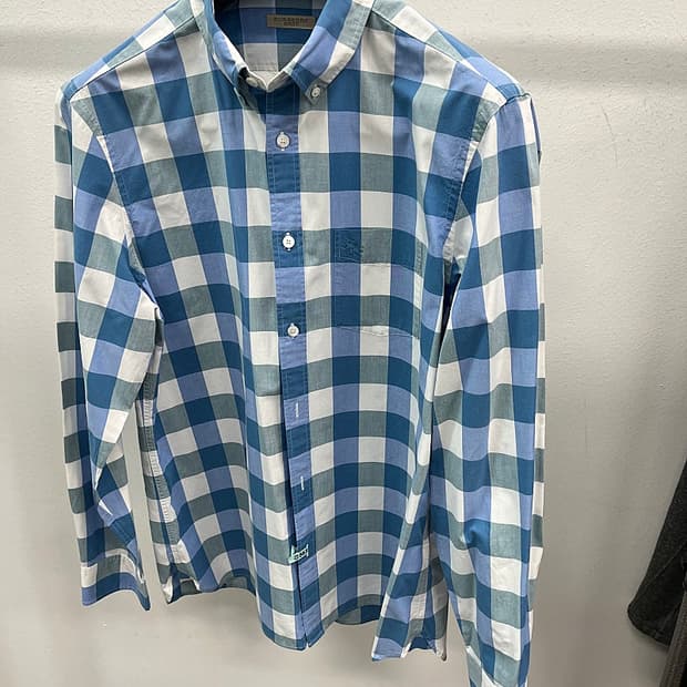 105) 버버리 라이트블루 셔츠 