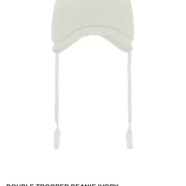 코이세이오 더블 트루퍼 비니 화이트