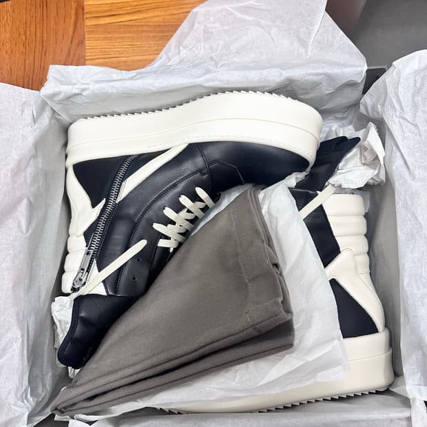 릭오웬스 메가범퍼 지오바스켓