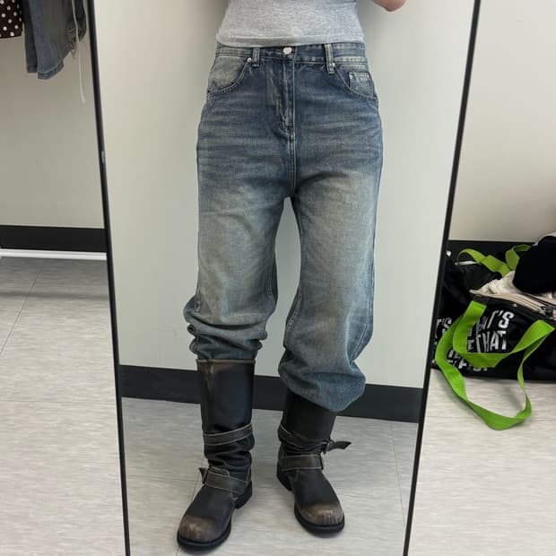 빈티지 데님 팬츠