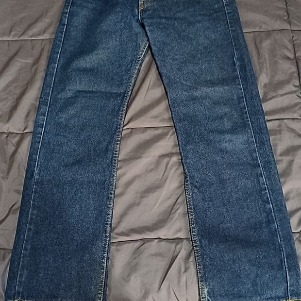 리바이스 505 청바지 실측32인치 기장101