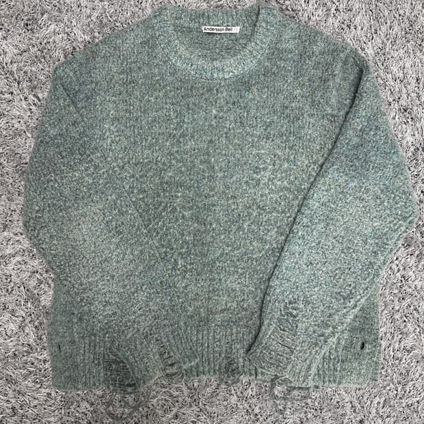 앤더슨벨 데미지 니트 L