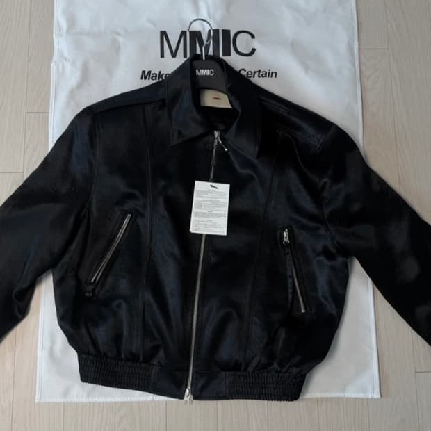 (새상품)MMIC 엠엠아이씨 레이저 블루종 자켓 m 사이즈