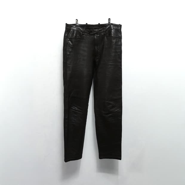 [L,30~32] PAULSMITH 폴스미스 양가죽 렘 레더 팬츠