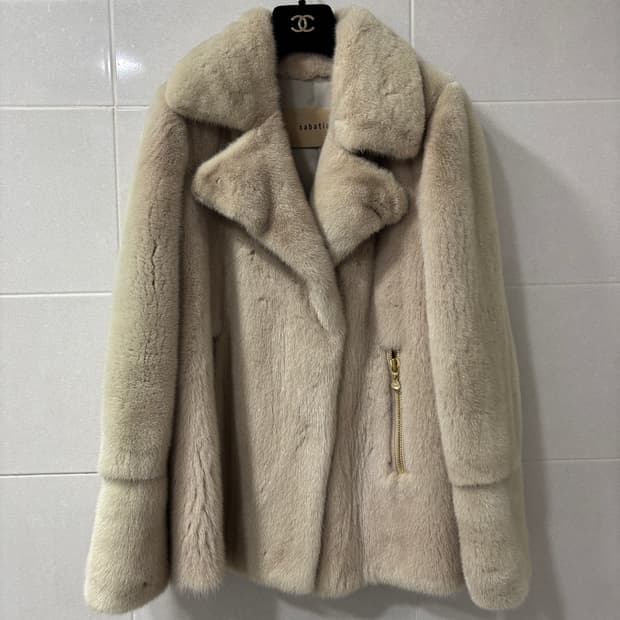 사바티에 플래티넘 밍크자켓