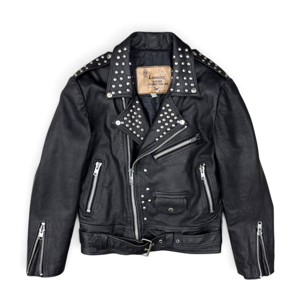 London Leather Connection 레더 바이커 자켓