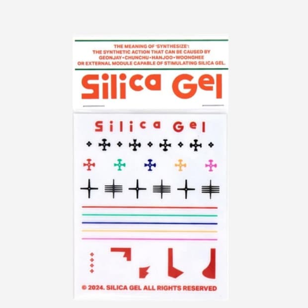실리카겔 네일 스티커