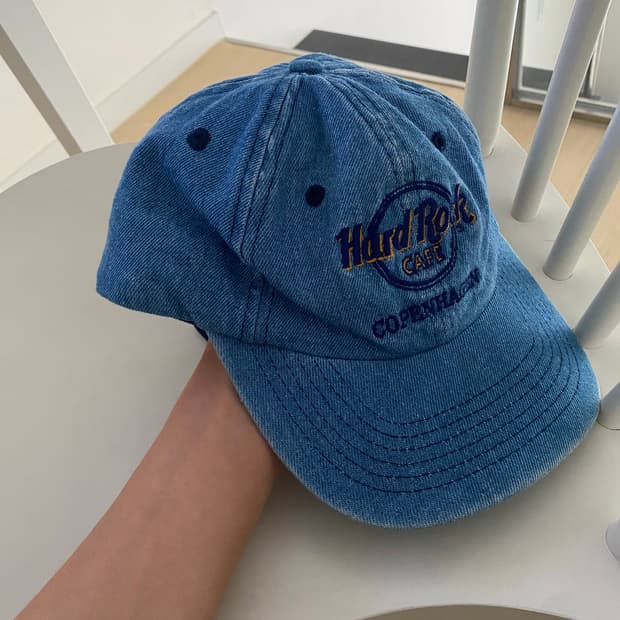 하드락카페 데님 볼캡 Hard Rock Cafe denim cap