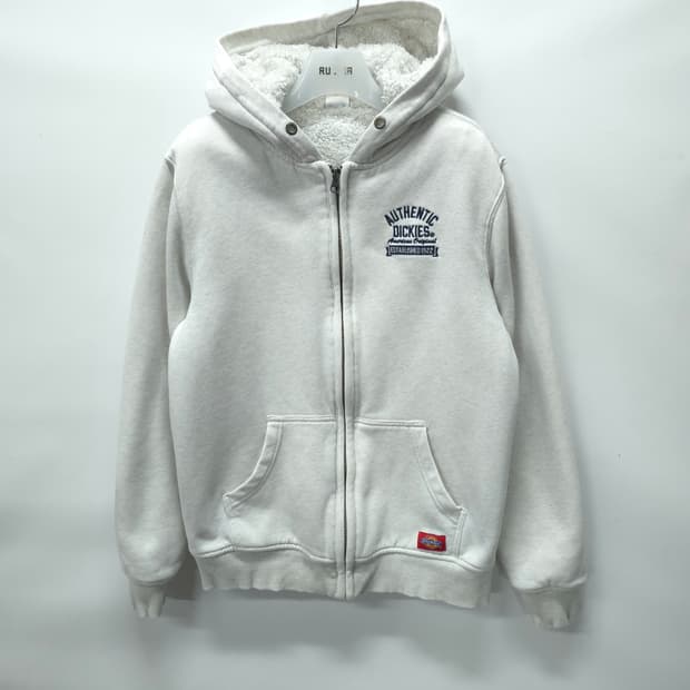 디키즈 오트밀 보아털 후드 집업 (S/90)