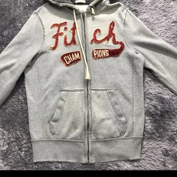 [[M, 공용]@ 아베크롬비(AF) 빈티지 후드 집업 져지