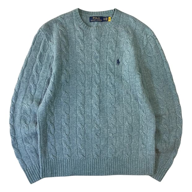 폴로 랄프로렌 OR 울 케이블 니트