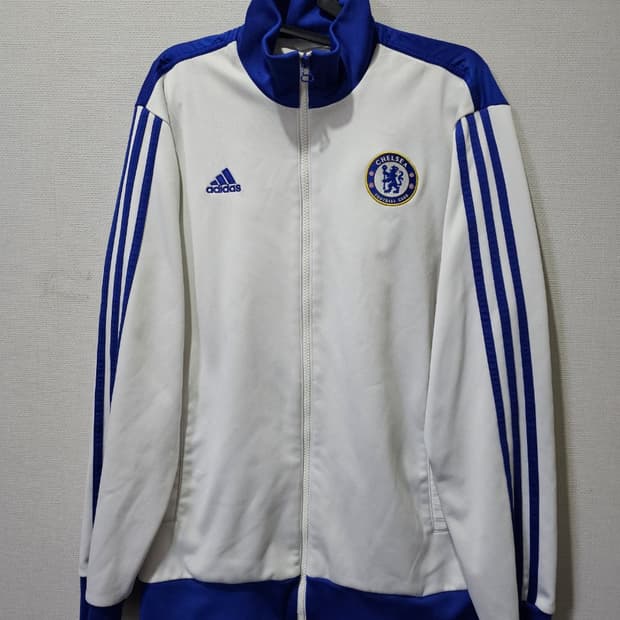 아디다스 첼시 흰파 트랙탑 져지집업 95~100 M~L