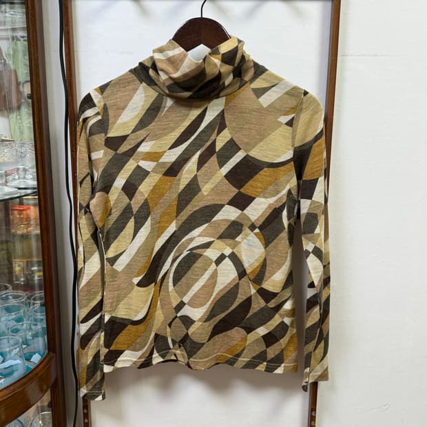 빈티지패턴 목폴라