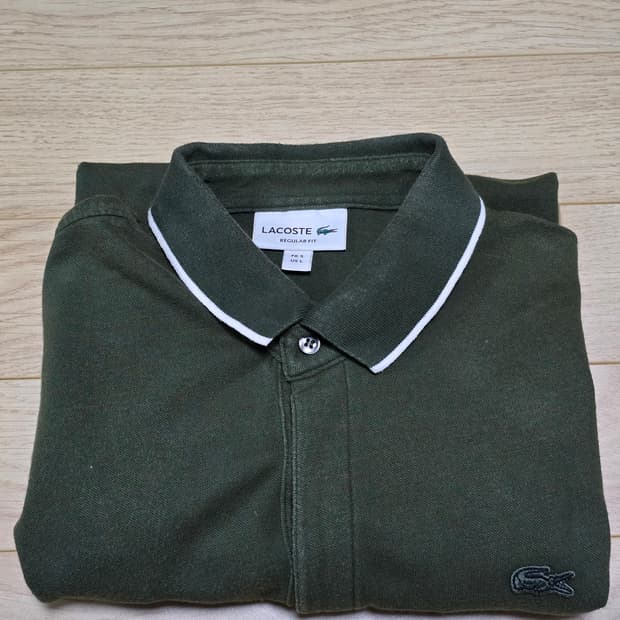 라코스테 카라티 올리브 그린 레귤러핏 L사이즈