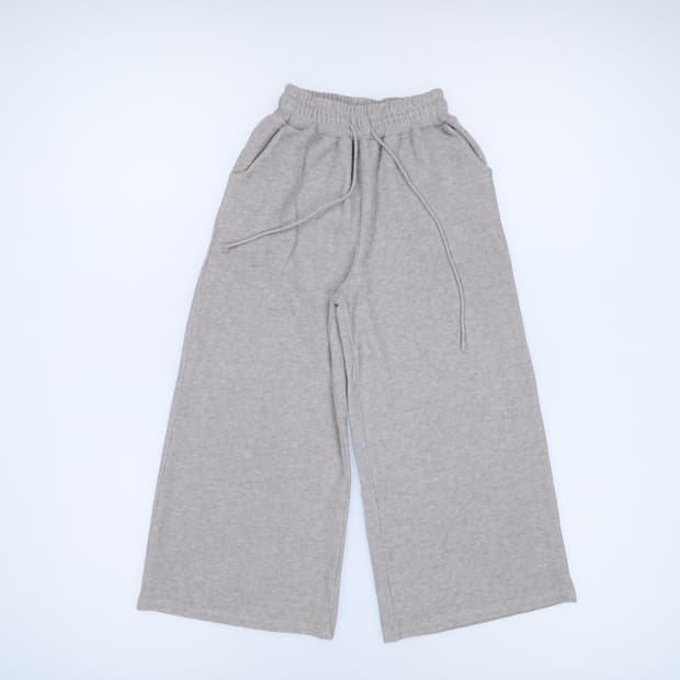 [55-66정도] 빈티지 여성 골지 와이드 밴딩 팬츠 1107HR3