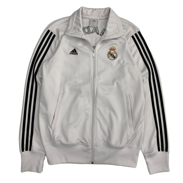 아디다스 화이트 레알마드리드 트랙탑
