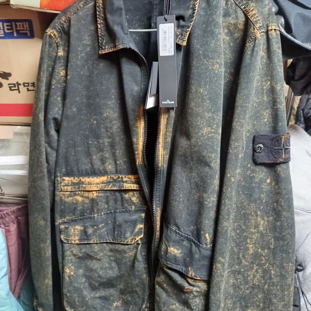 *매장정품* 스톤아일랜드 빈티지 워싱자켓100