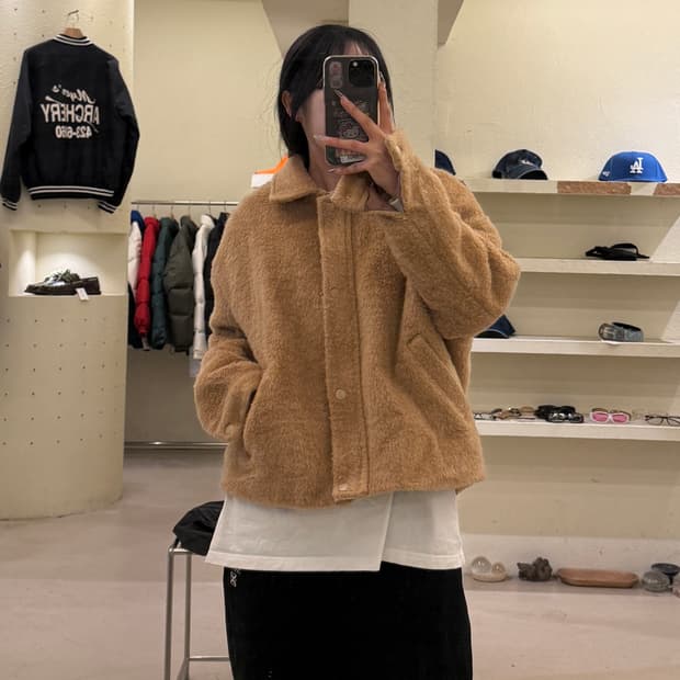 브라운 에코퍼 블루종 자켓 U992