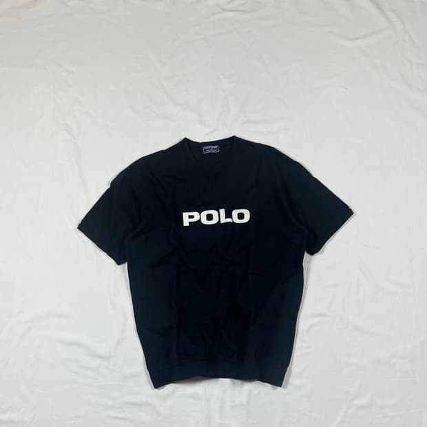 90‘s 폴로스포츠 polo 스펠아웃 로고 반팔티