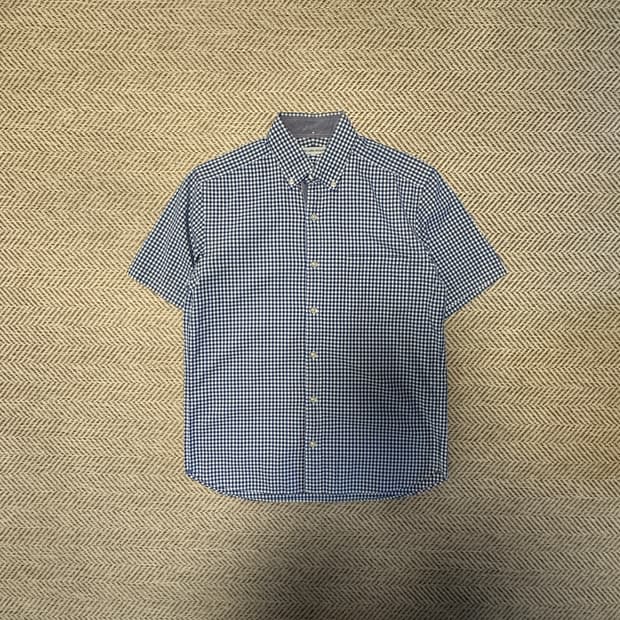 GREEN LABEL RELAXING check shirt