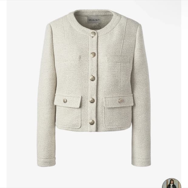 (미착용) 오스트카카 트위드 자켓 M