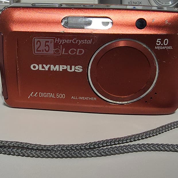 올림푸스 뮤 디지털 500 빈티지 디지털카메라