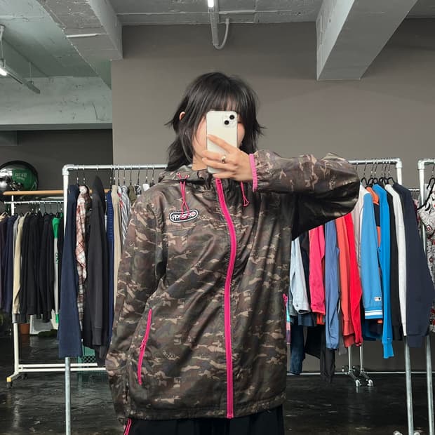JPN OUTDOOR PRODUCTS 카모 후드 바람막이