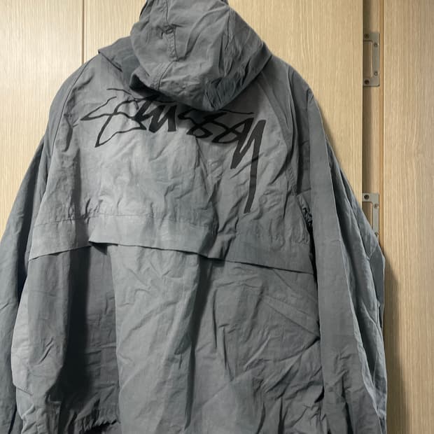 스투시 웨이브 다이 비치 쉘 그레이 S