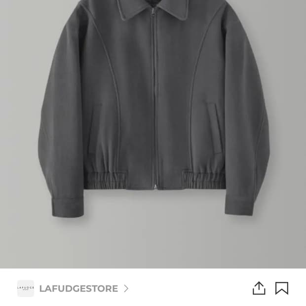 라퍼지스토어 울리치 블루종 멜란지 그레이 M