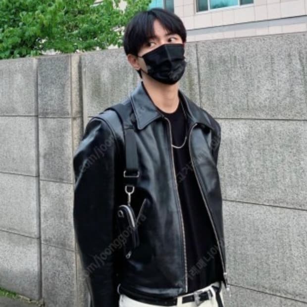 토니웩 카프 레더 자켓 L
