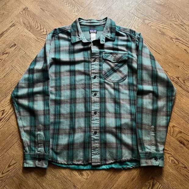 [L]파타고니아 타탄체크 플란넬 셔츠