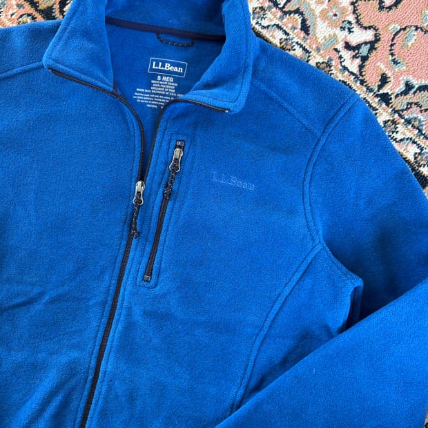 LL Bean polartec fleece zipup