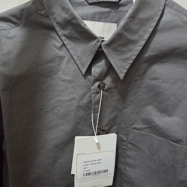 인더로우 파인 코튼 트윌 셔츠