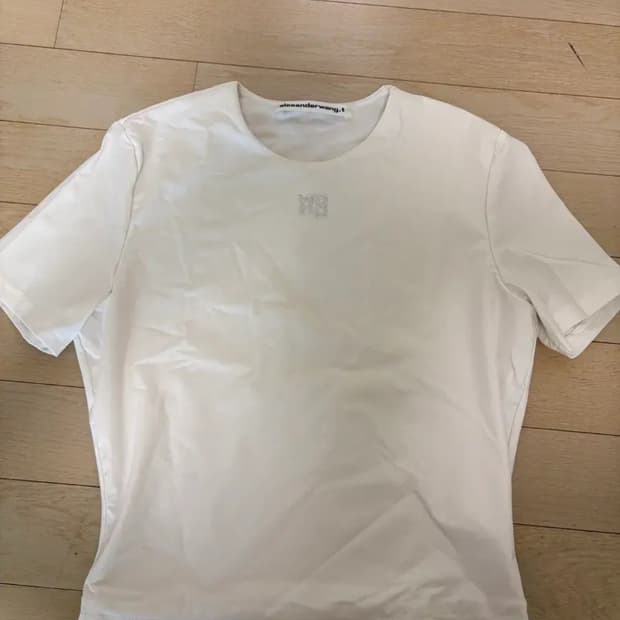 알렉산더왕 로고 큐빅 반팔