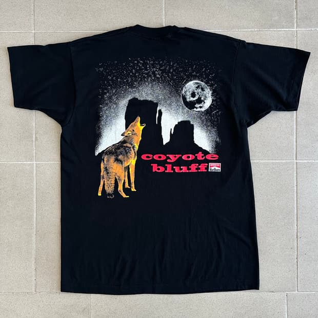 90s 빈티지 말보루 티셔츠 코요테 XL