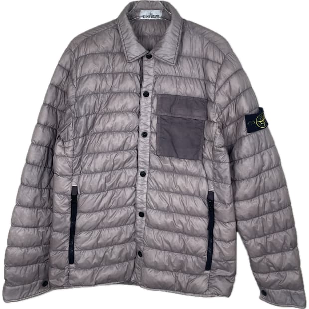 [L] 스톤 아일랜드 마이크로 얀 경량 패딩