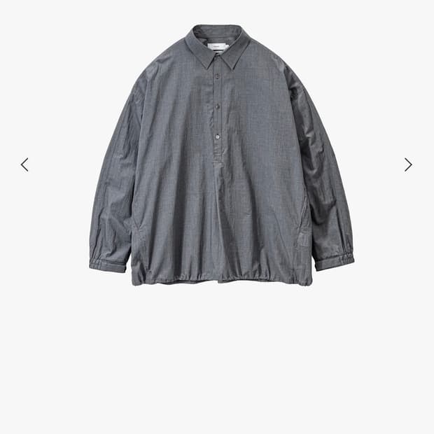 그라프페이퍼 Seersucker Pullover Shirt