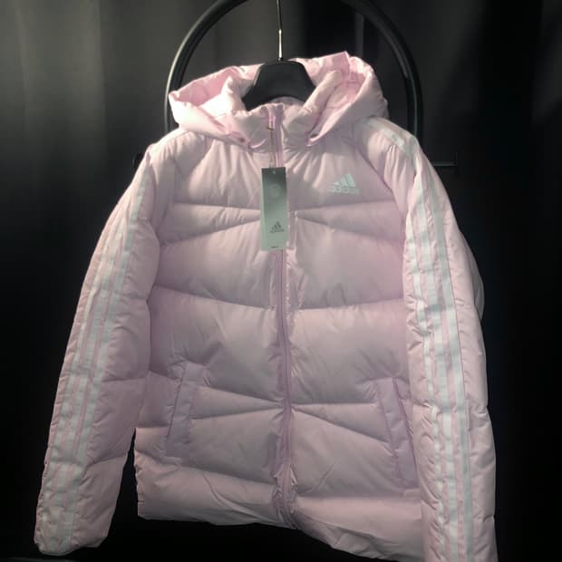 [새상품] 아디다스 3S 다운 패딩 핑크